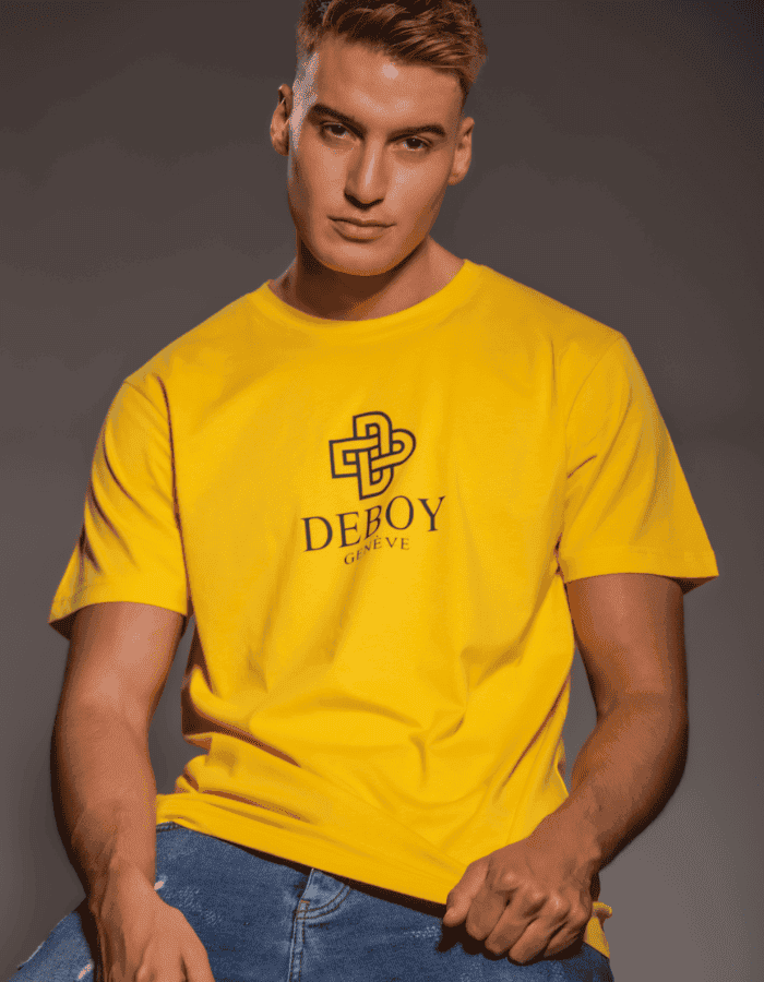 Magliette gialle sales