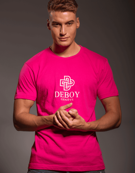 camiseta rosa