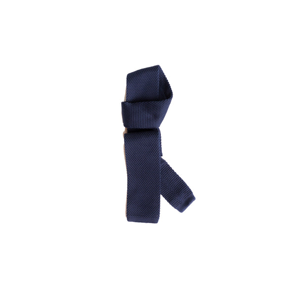 Cravate Bleue Marine Jacques André